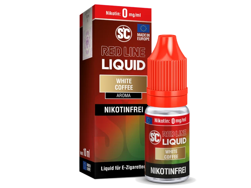 SC - Red Line - White Coffee - 10ml Fertigliquid (Nikotinfrei/Nikotinsalz)