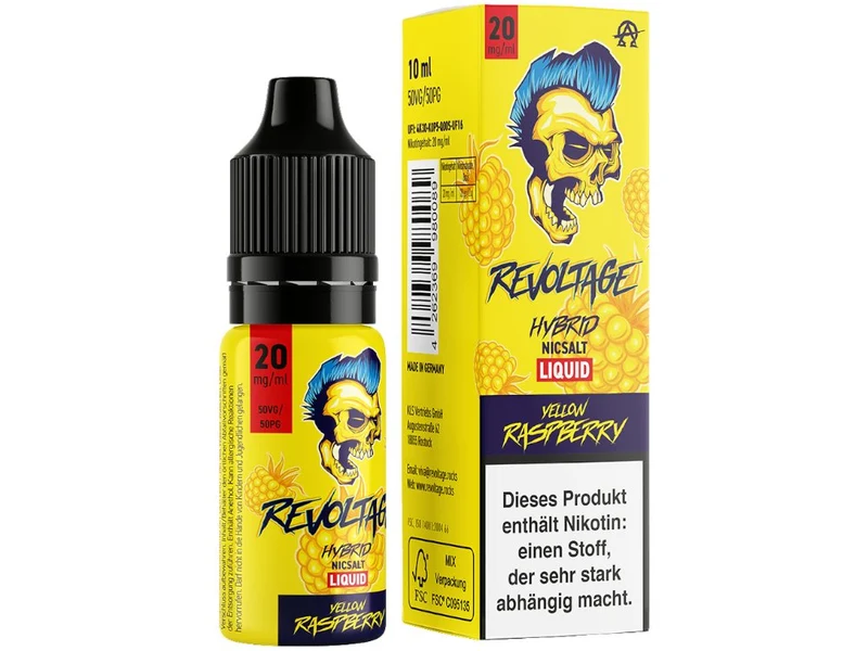 Revoltage - Yellow Raspberry - 10ml Fertigliquid (Hybrid Nikotinsalz)