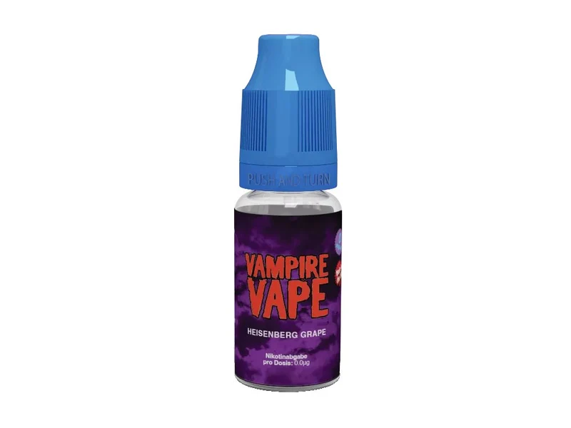 Vampire Vape - Heisenberg Grape - 10ml Fertigliquid (Nikotinfrei/Nikotin)
