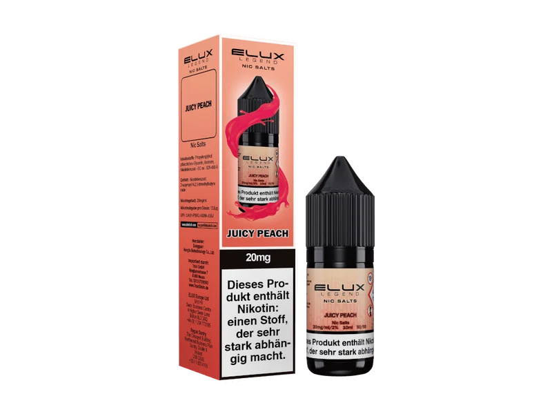 Elux Juicy Peach Nikotinsalz Liquid