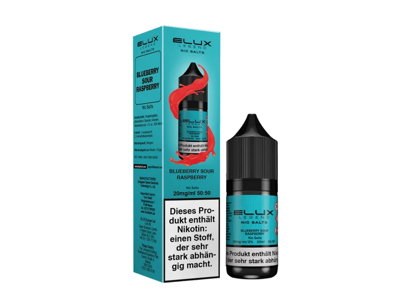 Elux Blueberry Sour Raspberry Nikotinsalz Liquid