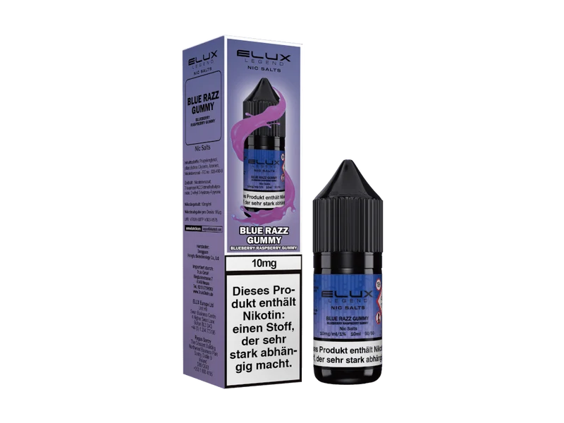 Elux Blue Razz Gummy Nikotinsalz Liquid