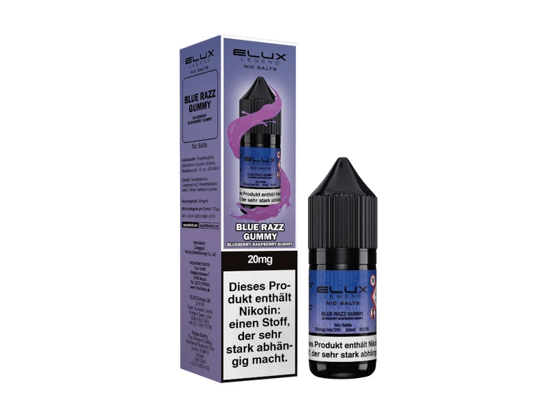 Elux Blue Razz Gummy Nikotinsalz Liquid
