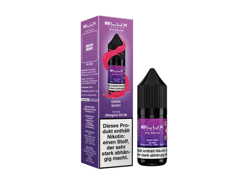 Elux Grape Berry Nikotinsalz Liquid