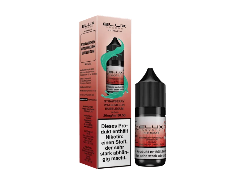 Elux Strawberry Watermelon Bubblegum Nikotinsalz Liquid
