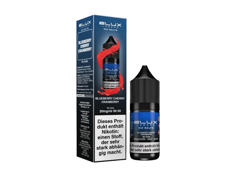 Elux Blueberry Cherry Cranberry Nikotinsalz Liquid