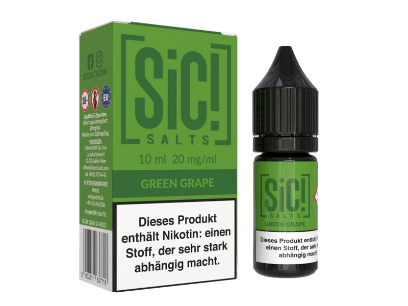 SIC! Salts Green Grape Nikotinsalz Liquid