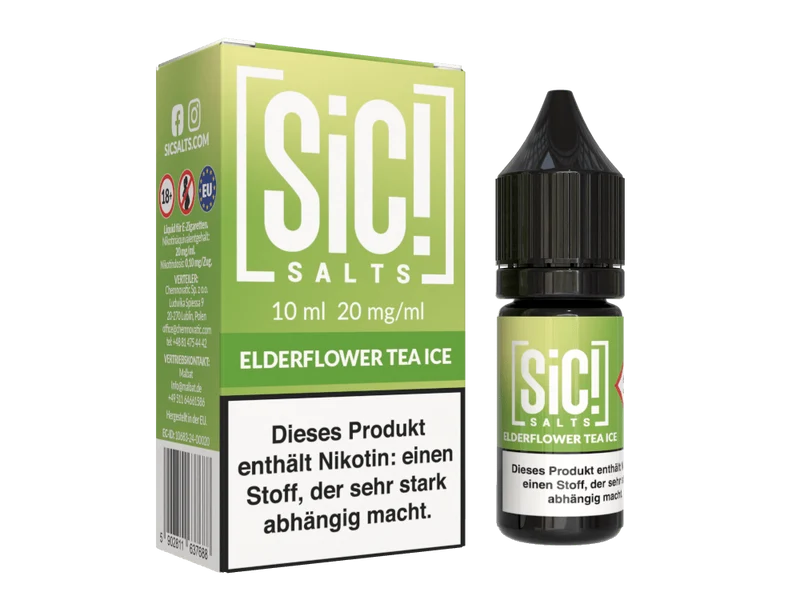 SIC! Salts Elderflower Tea Ice Nikotinsalz Liquid
