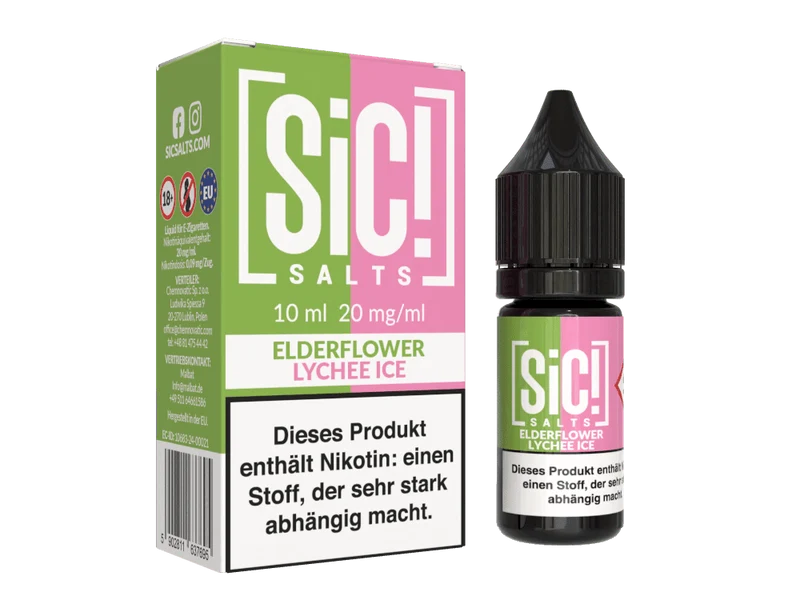 SIC! Salts Elderflower Lychee Ice Nikotinsalz Liquid
