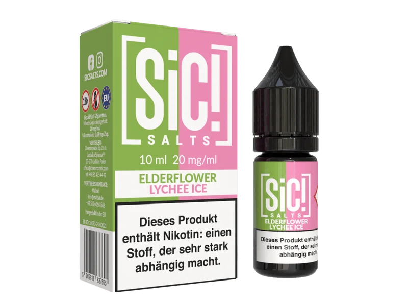 SIC! Salts Elderflower Lychee Ice Nikotinsalz Liquid