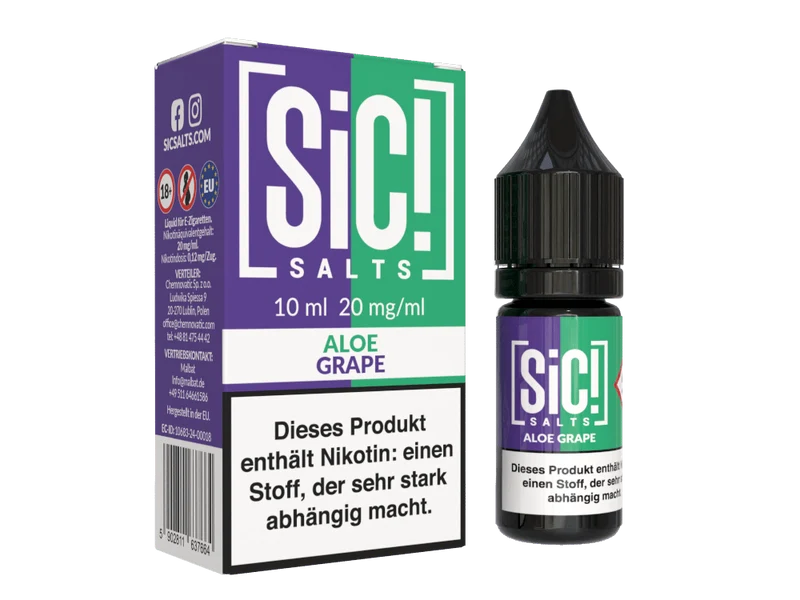 SIC! Salts Aloe Grape Nikotinsalz Liquid