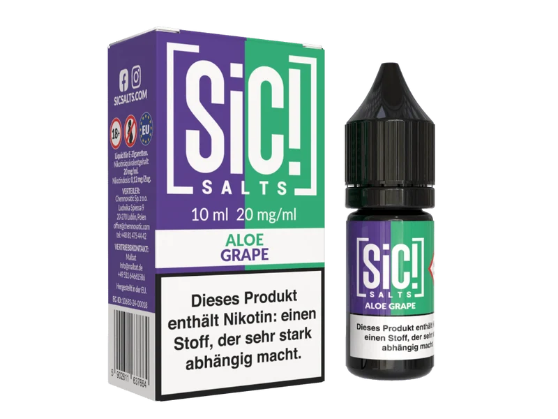 SIC! Salts Aloe Grape Nikotinsalz Liquid