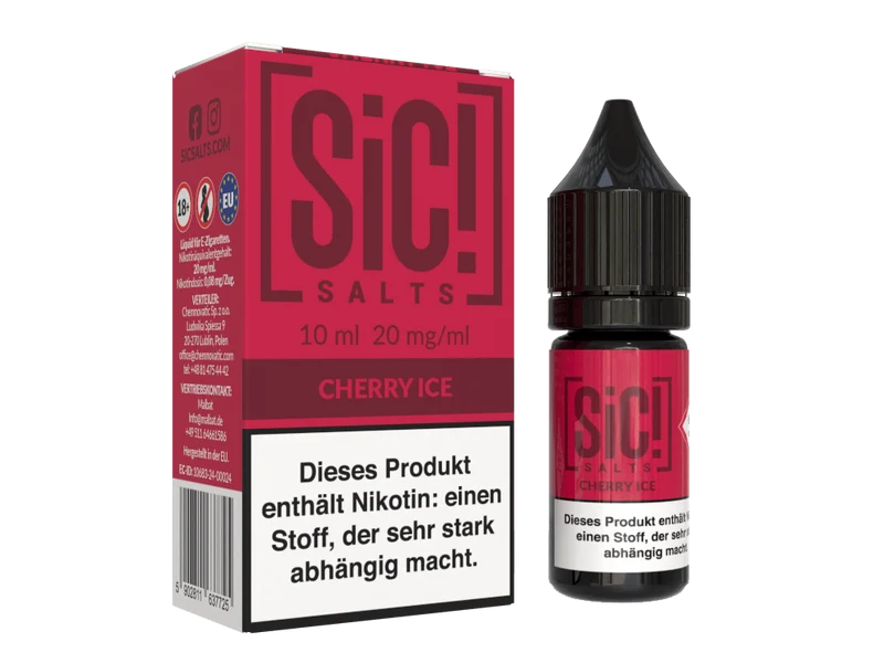 SIC! Salts Cherry Ice Nikotinsalz Liquid