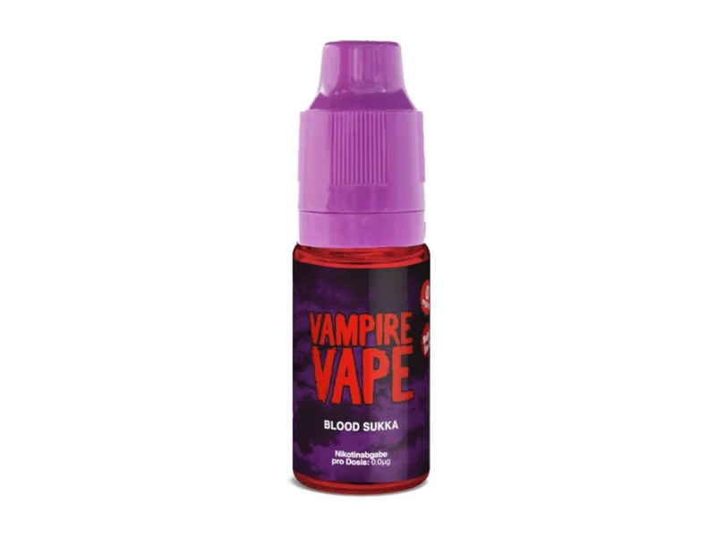 Vampire Vape - Blood Sukka - 10ml Fertigliquid (Nikotinfrei/Nikotin)