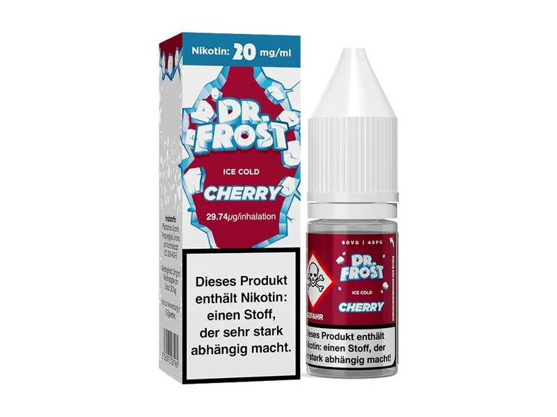 Dr. Frost Ice Cold - Cherry - 10ml Fertigliquid (Nikotinsalz)