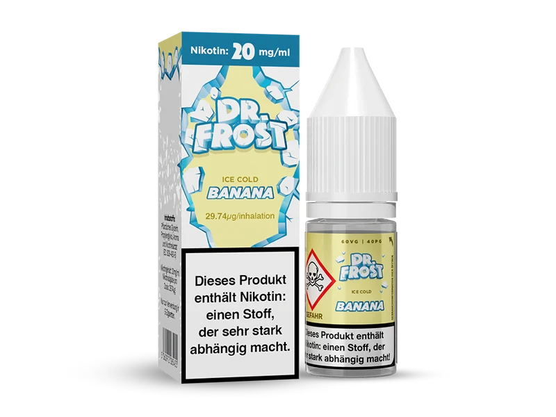 Dr. Frost Ice Cold - Banana - 10ml Fertigliquid (Nikotinsalz)