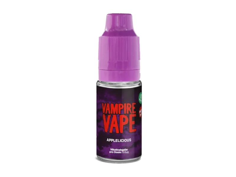 Vampire Vape - Applelicious - 10ml Fertigliquid (Nikotinfrei/Nikotin)