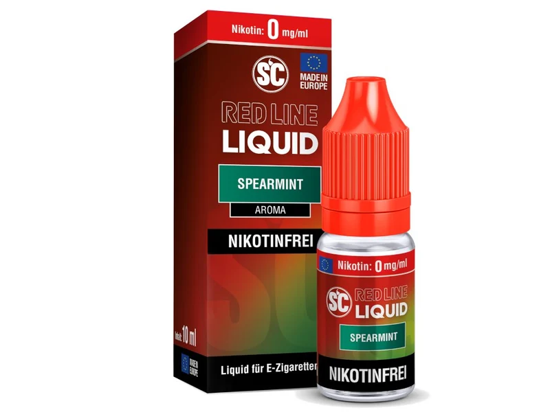 SC - Red Line Spearmint - 10ml Fertigliquid (Nikotinfrei/Nikotinsalz)