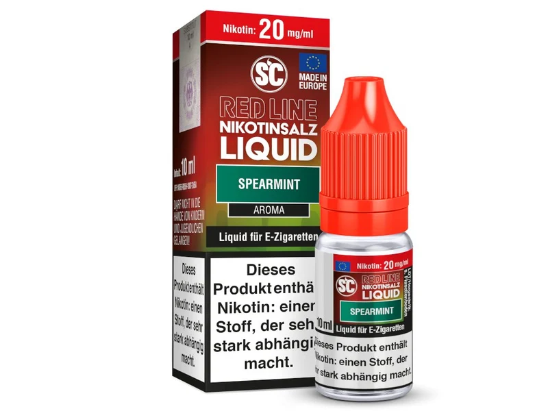 SC - Red Line Spearmint - 10ml Fertigliquid (Nikotinfrei/Nikotinsalz)
