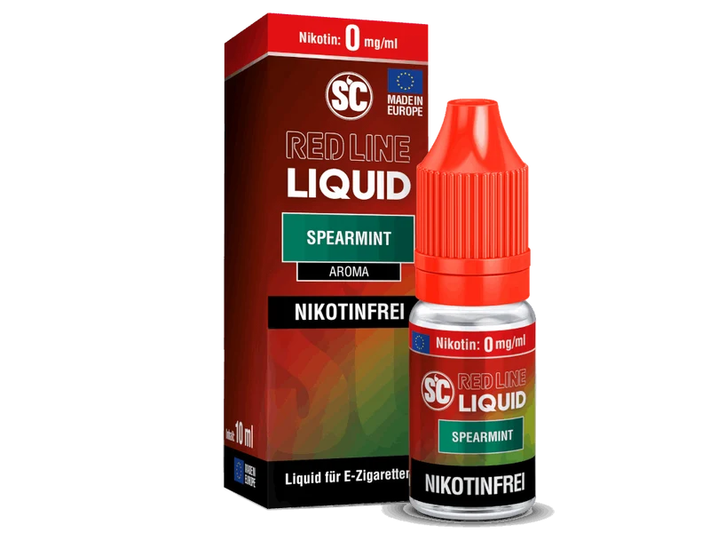 SC - Red Line Spearmint - 10ml Fertigliquid (Nikotinfrei/Nikotinsalz)