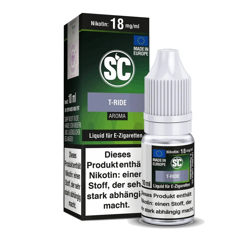 SC - T-Ride - 10ml Fertigliquid (Nikotinfrei/Nikotin)