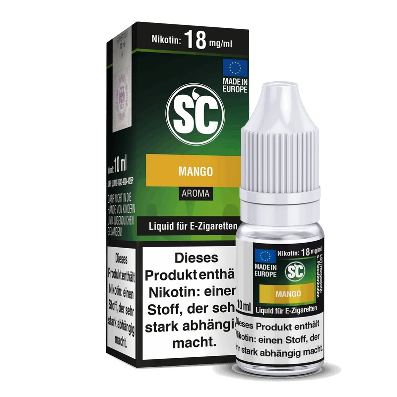 SC - Tropic Mango - 10ml Fertigliquid (Nikotinfrei/Nikotin)
