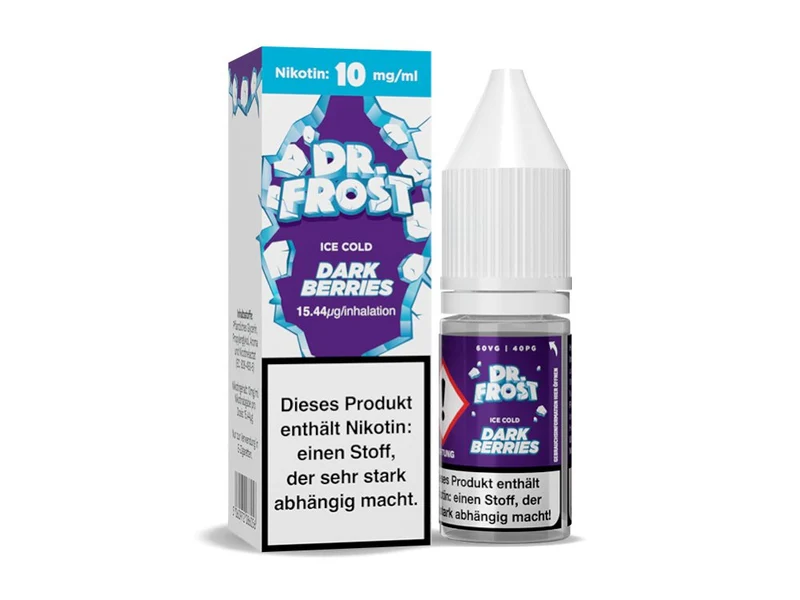 Dr. Frost Ice Cold - Dark Berries - 10ml Fertigliquid (Nikotinsalz)