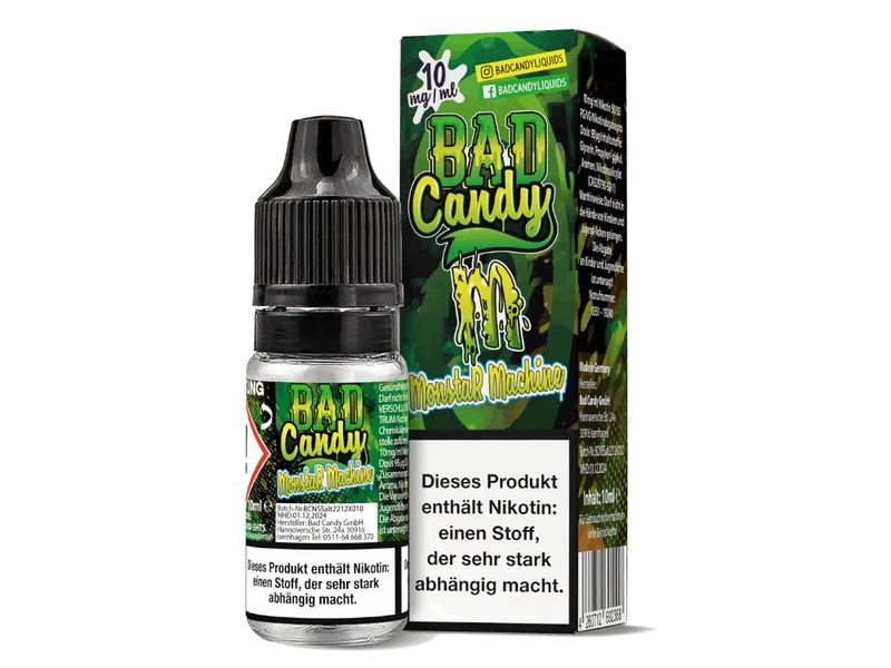 Bad Candy Liquids - Monstar Machine - 10ml Fertigliquid (Nikotinsalz)