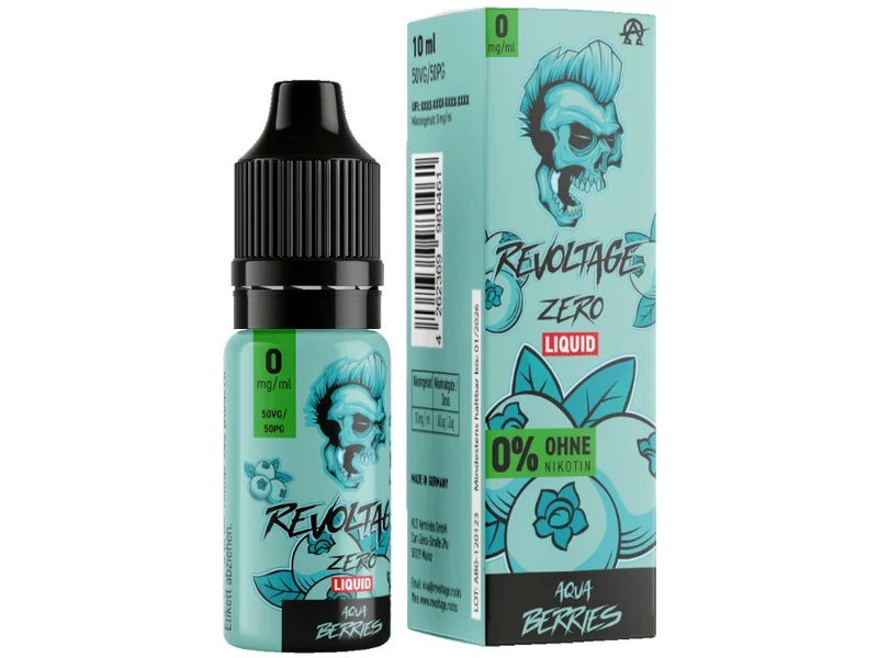 Revoltage - Aqua Berries - 10ml Fertigliquid (Nikotinfrei)