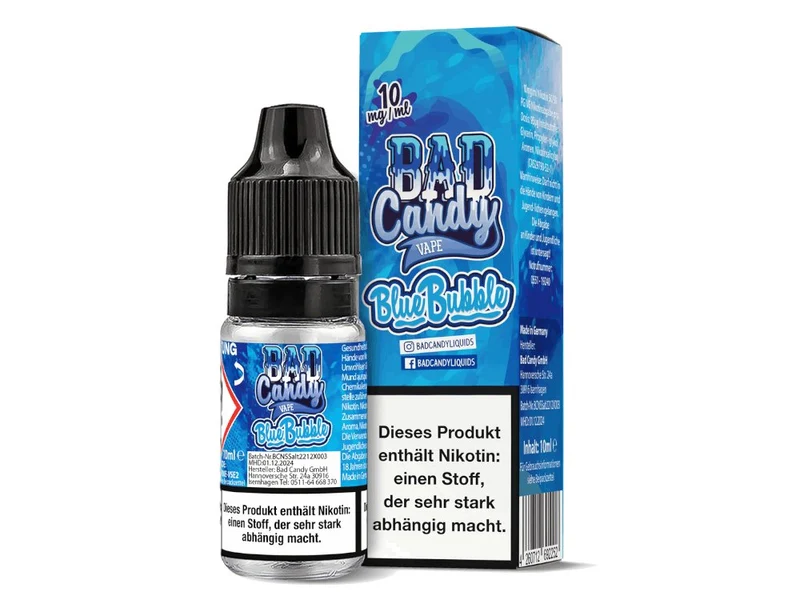 Bad Candy Liquids - Blue Bubble - 10ml Fertigliquid (Nikotinsalz)