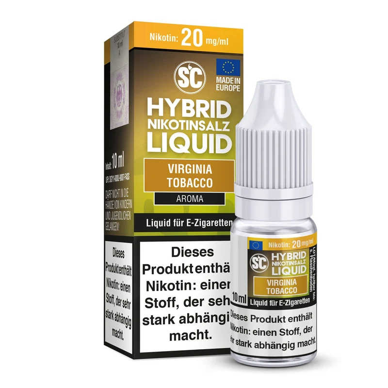SC - Virginia Tobacco - 10ml Fertigliquid (Hybrid Nikotinsalz)