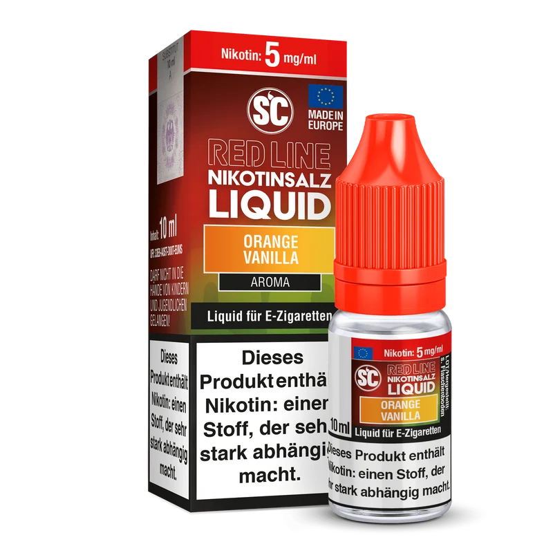 SC Red Line Orange Vanilla Nikotinsalz Liquid