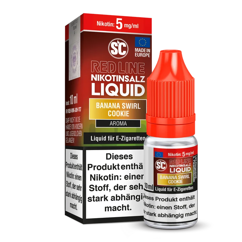 SC Red Line Banana Swirl Cookie Nikotinsalz Liquid