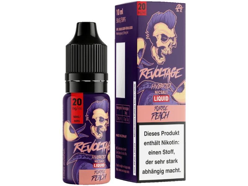 Revoltage Purple Peach Hybrid Nikotinsalz Liquid