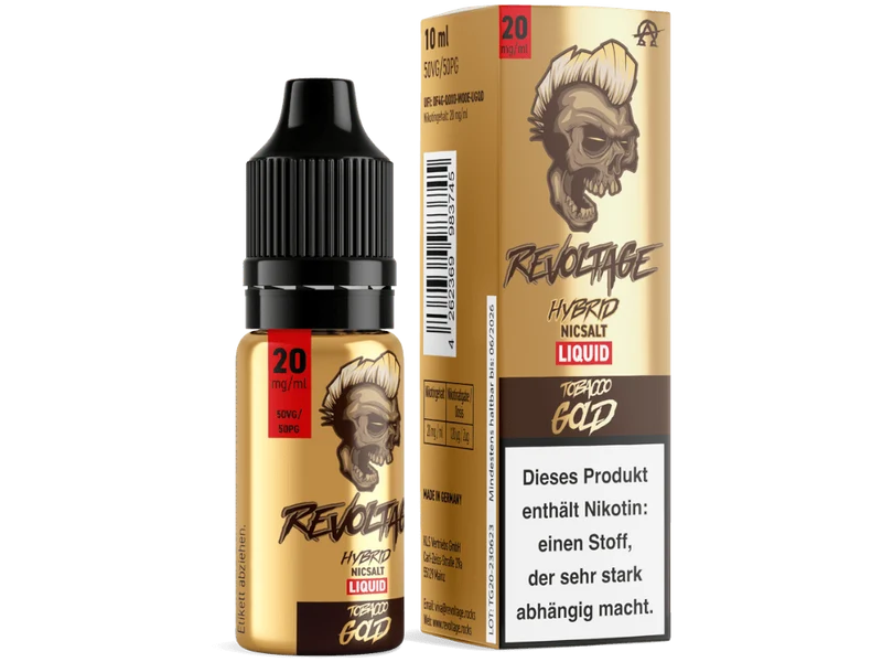 Revoltage Tobacco Gold Hybrid Nikotinsalz Liquid