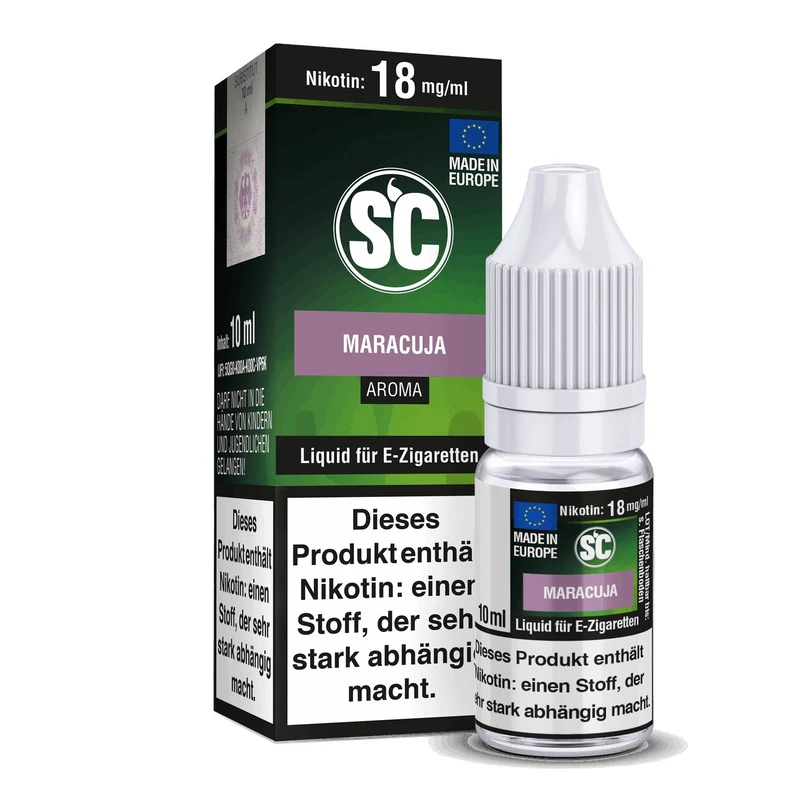 SC - Maracuja - 10ml Fertigliquid (Nikotinfrei/Nikotin)