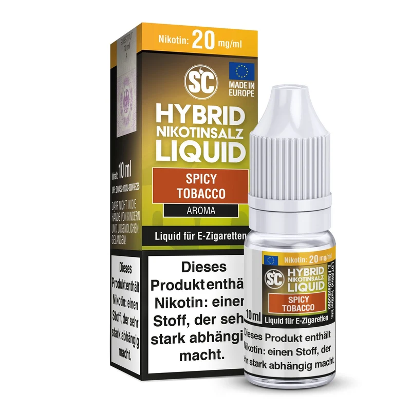 SC - Spicy Tobacco - 10ml Fertigliquid (Hybrid Nikotinsalz)