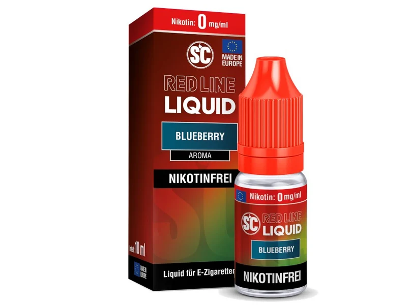 SC - Red Line Blueberry - 10ml Fertigliquid (Nikotinfrei/Nikotinsalz)