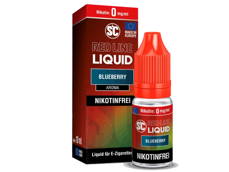 SC - Red Line Blueberry - 10ml Fertigliquid (Nikotinfrei/Nikotinsalz)