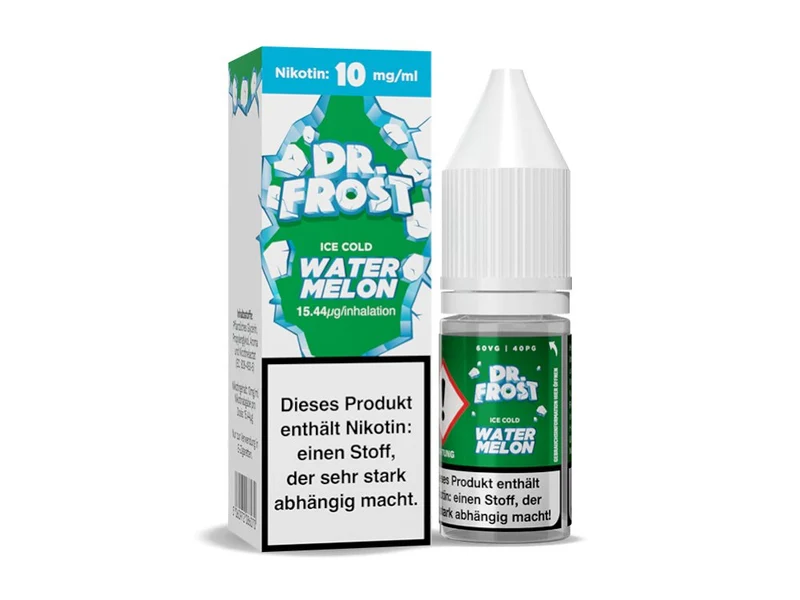 Dr. Frost Ice Cold - Watermelon - 10ml Fertigliquid (Nikotinsalz)
