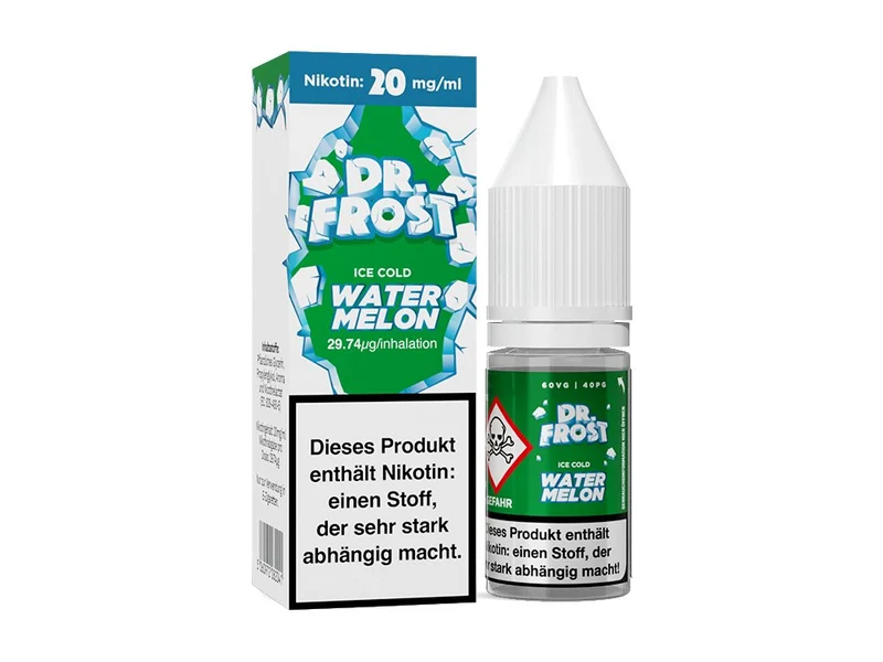 Dr. Frost Ice Cold - Watermelon - 10ml Fertigliquid (Nikotinsalz)