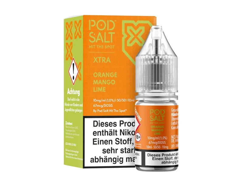 Pod Salt X - Orange Mango Lime - 10ml Fertigliquid (Nikotinsalz)