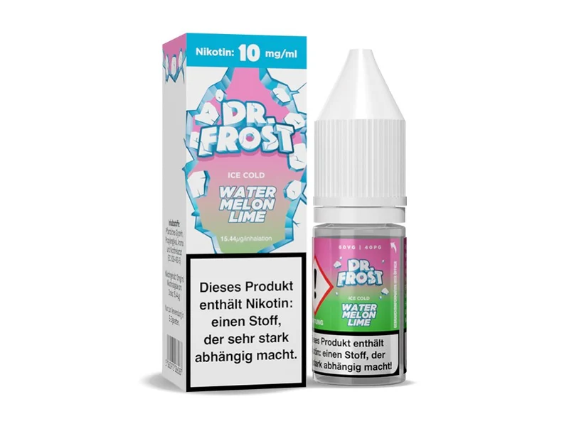 Dr. Frost Ice Cold - Watermelon Lime - 10ml Fertigliquid (Nikotinsalz)
