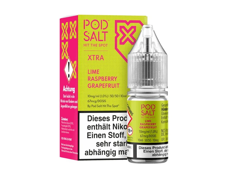 Pod Salt X - Lime Grapefruit Raspberry - 10ml Fertigliquid (Nikotinsalz)