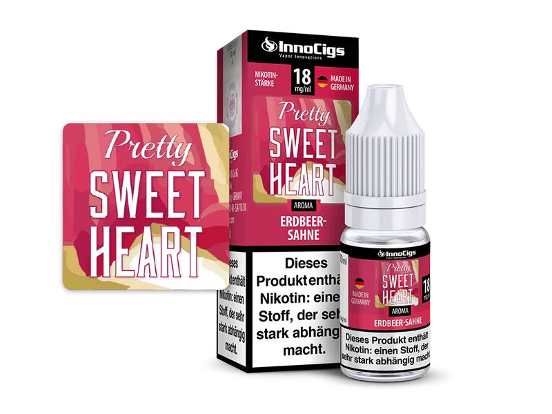 InnoCigs Pretty Sweetheart Sahne-Erdbeer Aroma Liquid