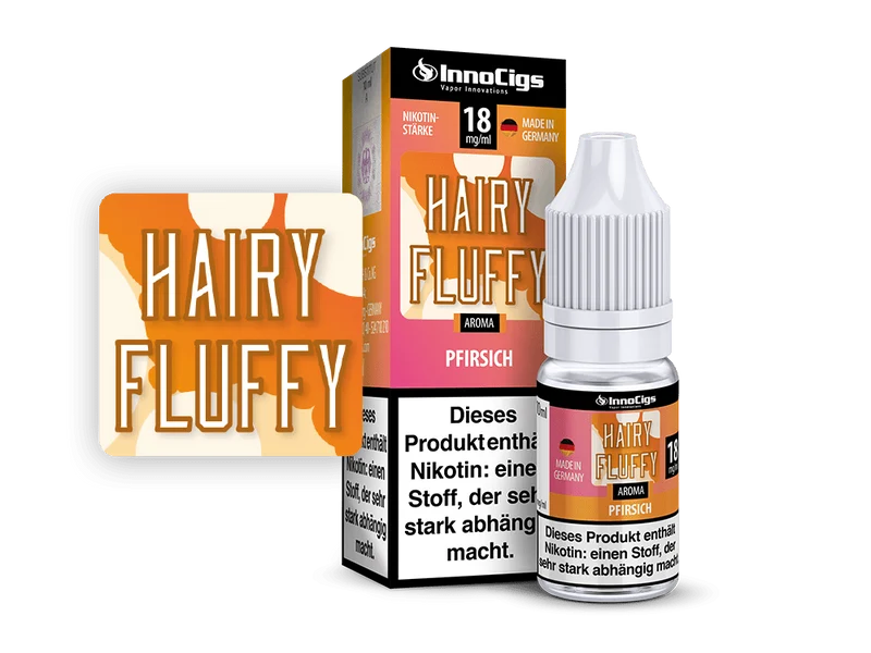 InnoCigs Hairy Fluffy Pfirsich Aroma Liquid