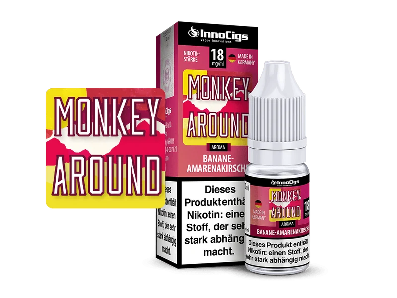 InnoCigs Monkey Around Banane-Amarenakirsche Aroma Liquid
