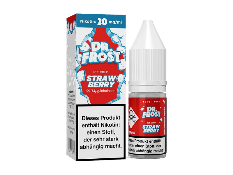 Dr. Frost Strawberry Ice Nikotinsalz Liquid