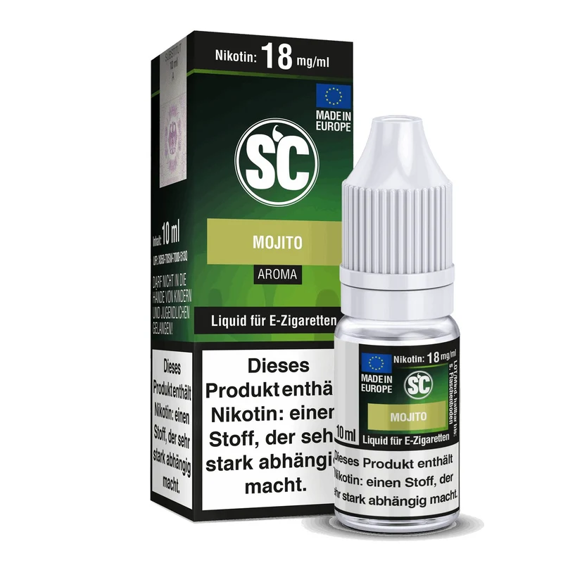 SC - Mojito - 10ml Fertigliquid (Nikotinfrei/Nikotin)