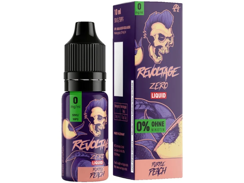 Revoltage - Purple Peach - 10ml Fertigliquid (Nikotinfrei)